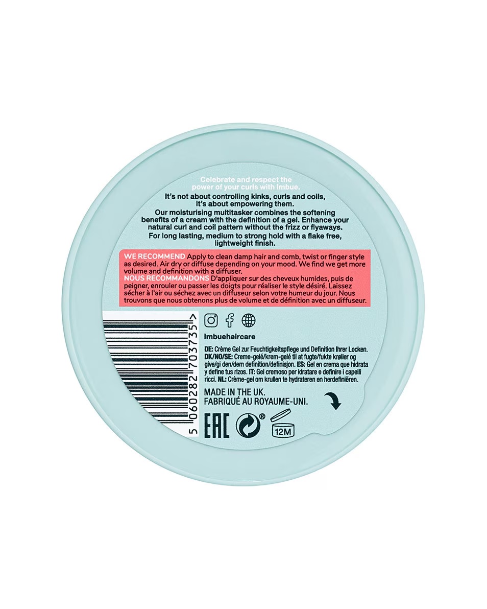 IMBUE Curl Curl Cremă-gel pentru bucle tonifiante