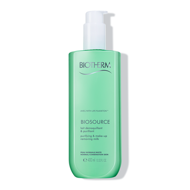 Biotherm Biosource Lait Démaquillant & Purifiant Purifying Makeup Remover Milk Combination Skin 400 ml 400 ml