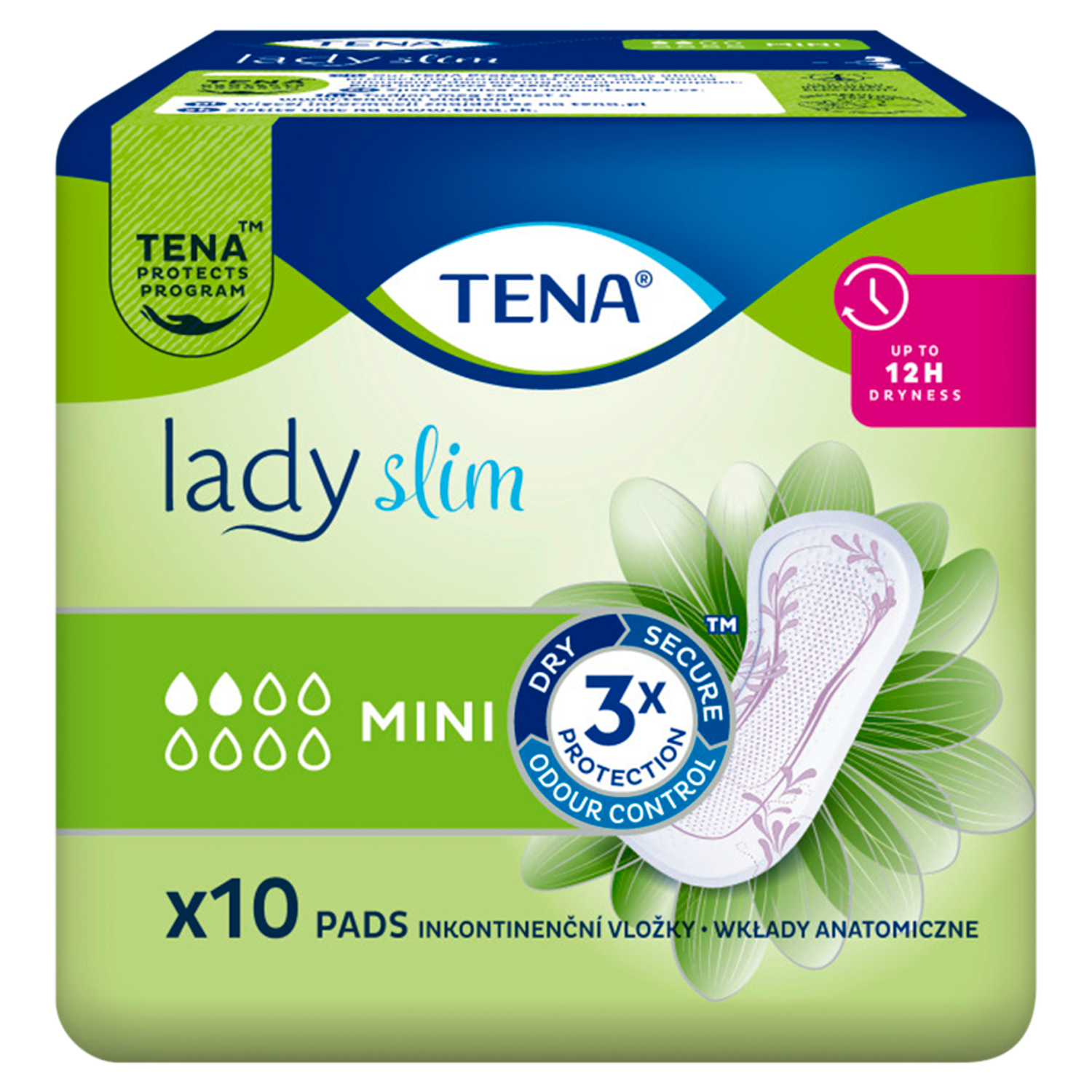 Tena Lady specialiserade bindor 10 st Lady Slim Mini
