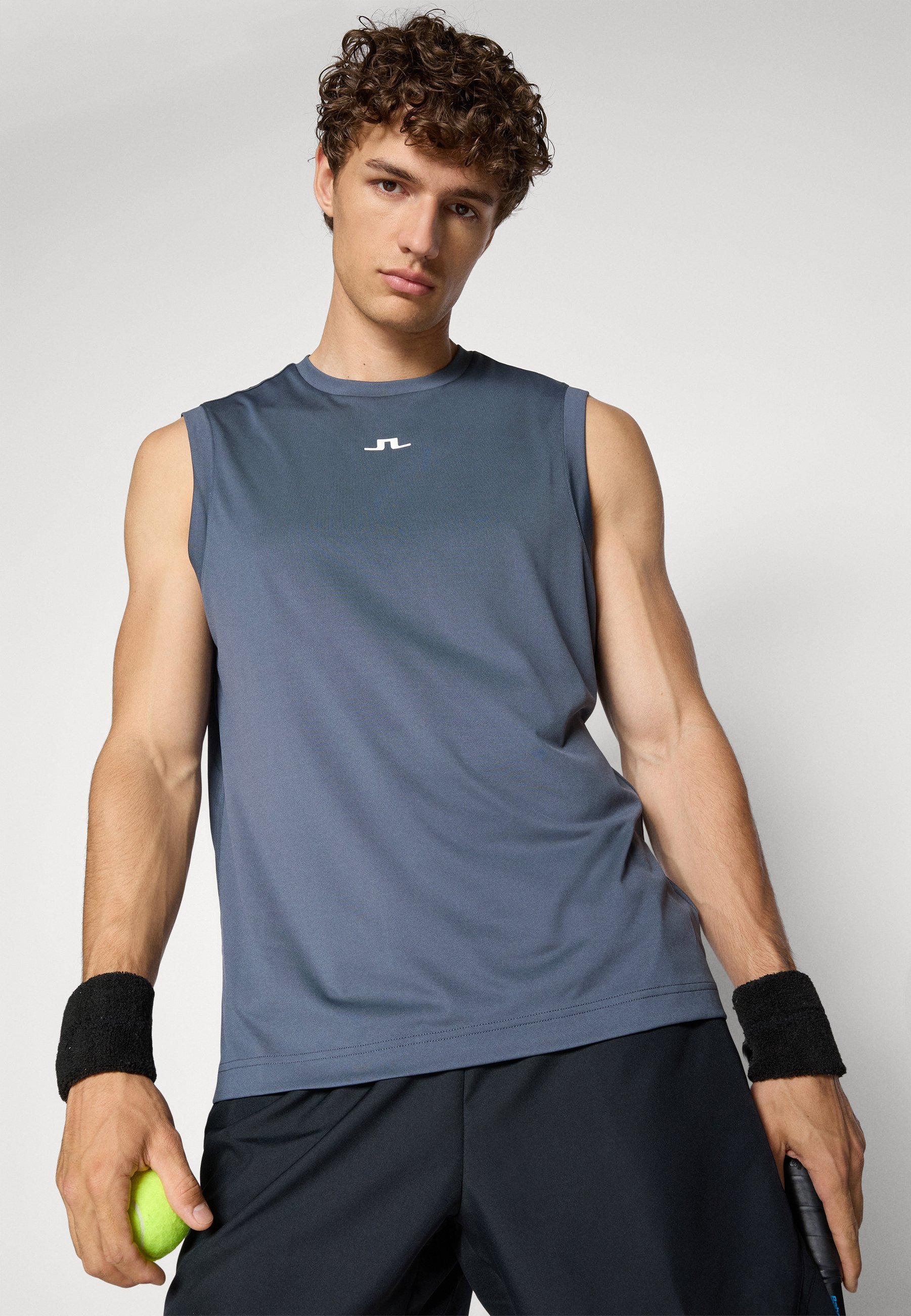 J.LINDEBERG Sports JACK MOUWLOOS T-SHIRT - Top - ombre blauw