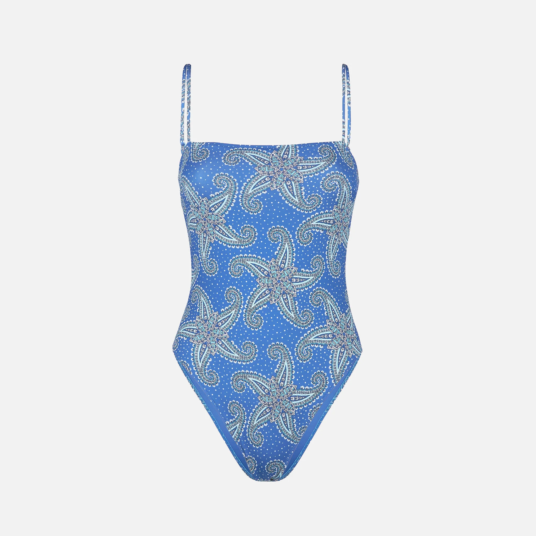 Damesbadpak uit één stuk met paisley sterrenprint