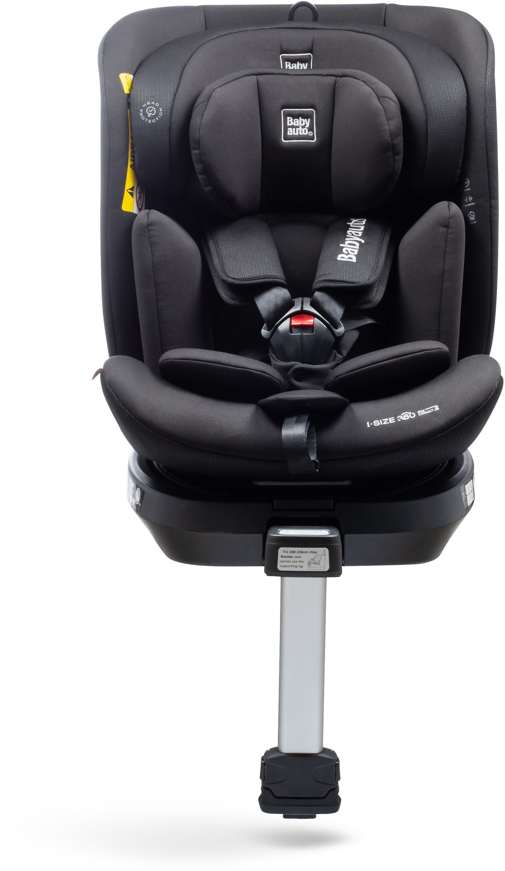 Bilbarnstol - BABYAUTO - Aitana - Grupp 0/1/2/3 - I-Size - 40/150 cm - Isofix - 360° vridbar - Stödben - Svart