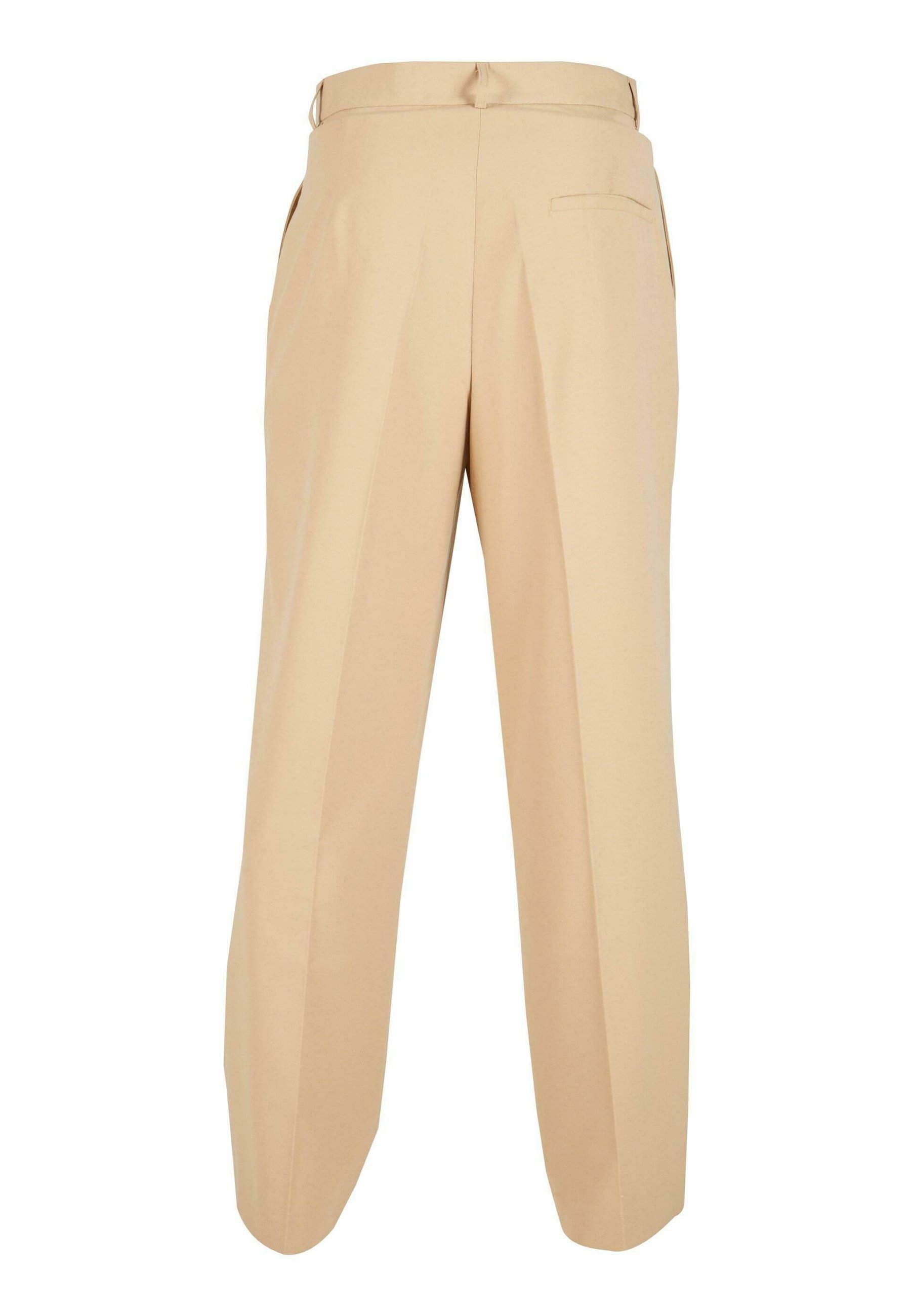 Urban Classics Hose mit doppelter Bundfalte - Hose - Unionbeige