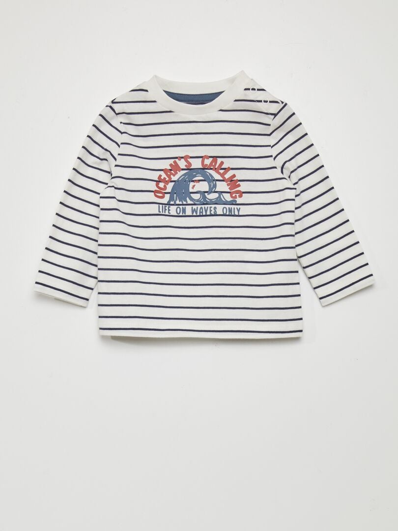 Set van 2 T-shirt en legging - wit