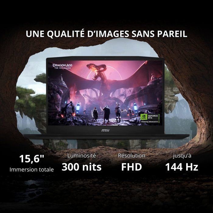 PC Portable Gamer - MSI Katana 15 HX B14WGK-818XFR - FreeDOS - 15.6