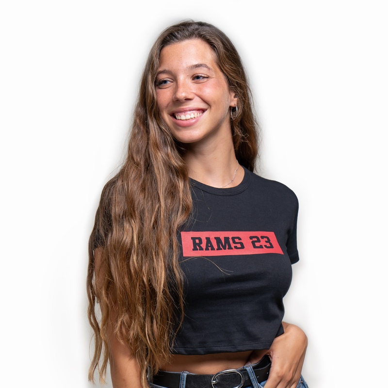  Rams 23 Rectangular Print T-Shirt