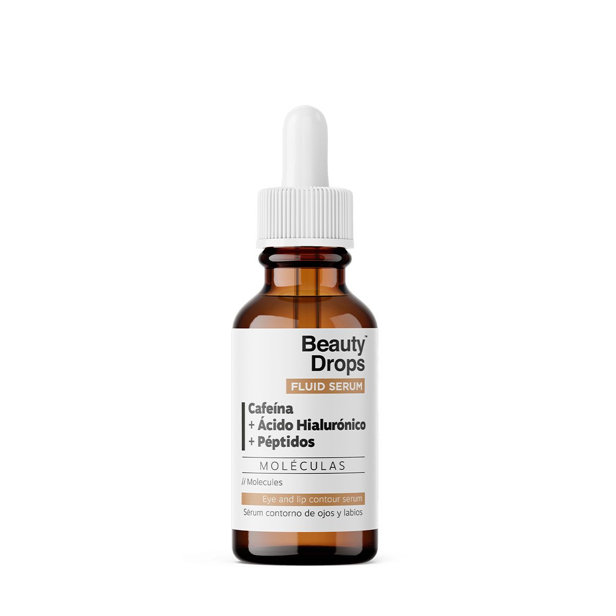 Serum za područje oko očiju i usana s kofeinom, hijaluronskom kiselinom i peptidima Serum