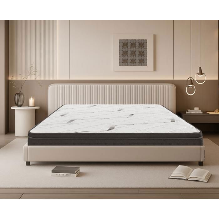 Colchão - IZTOSS - 140x190 cm - Espessura 26 cm - Espuma viscoelástica - Hipoalergênico
