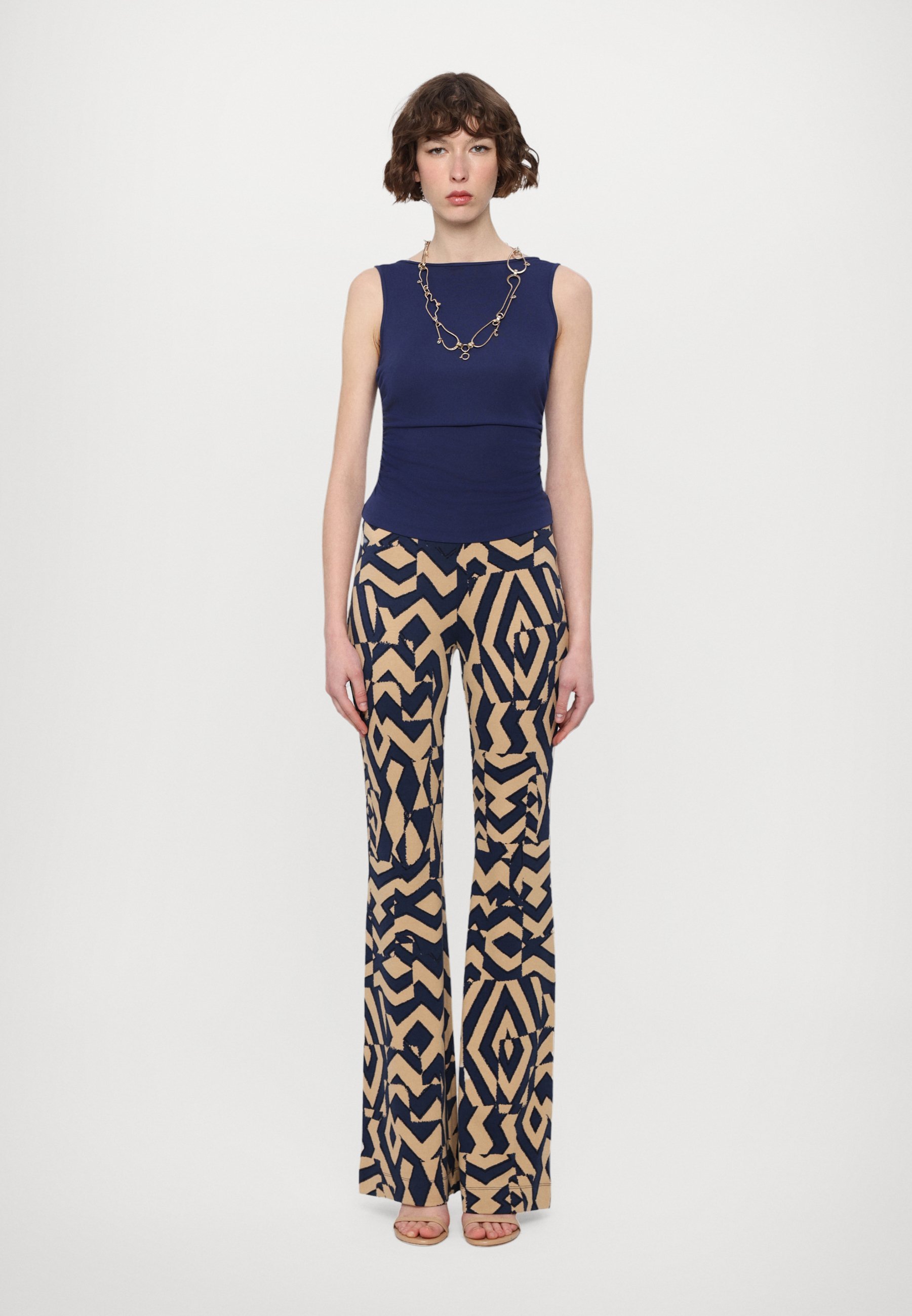 Diane von Furstenberg CLICK TANK - Top - tmavě modrá