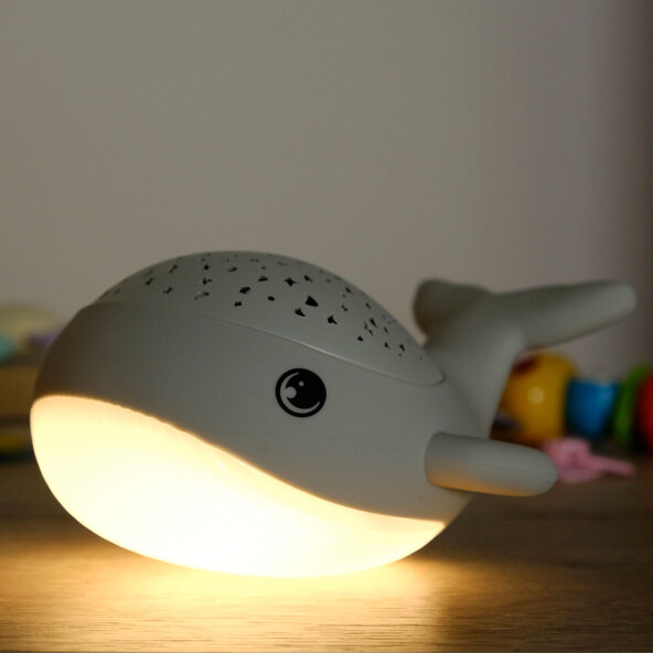 Παιδικό νυχτερινό φως LED, Willy Whale