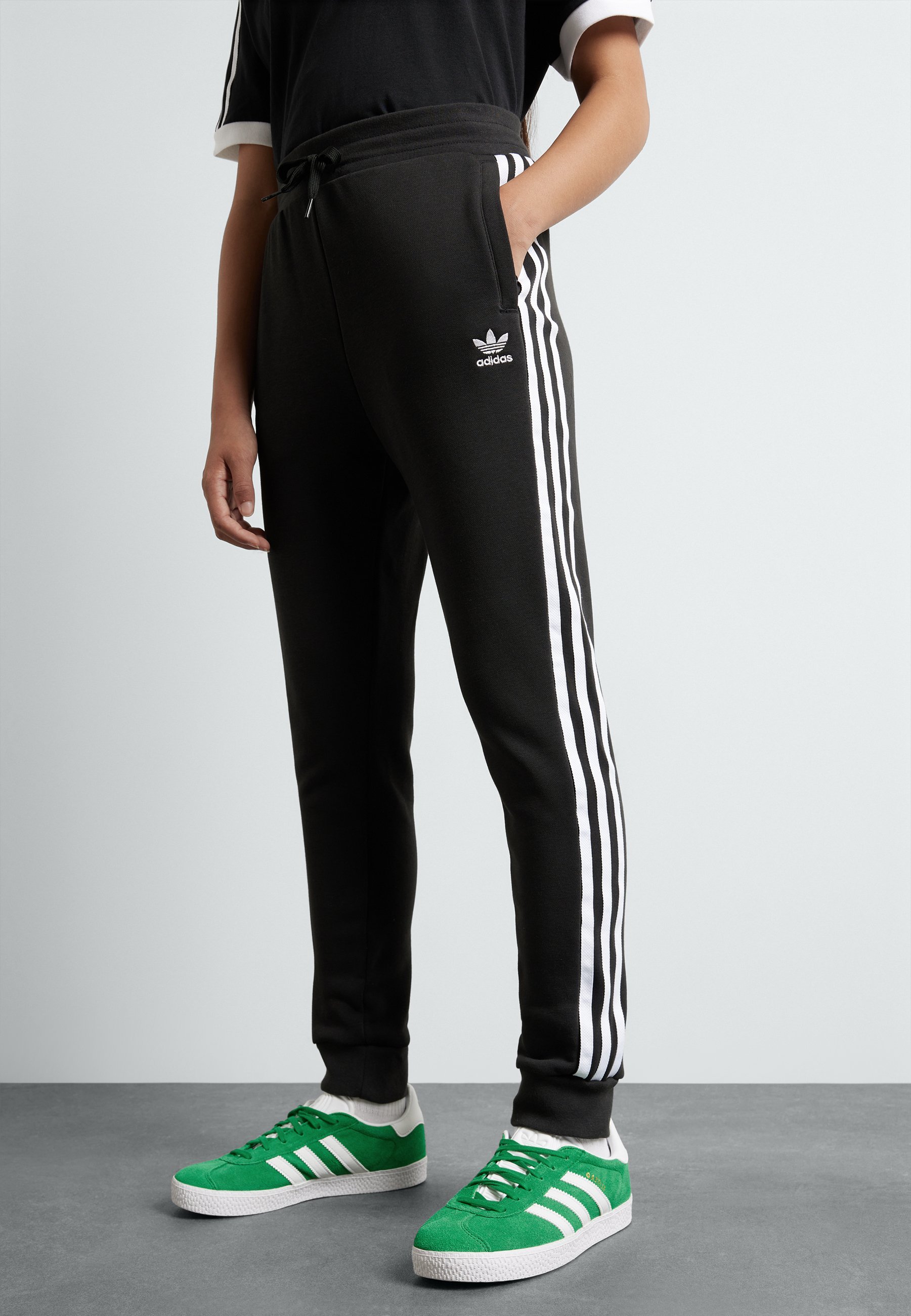 adidas Originals TREFOIL KIDS - Bas de survêtement - Noir