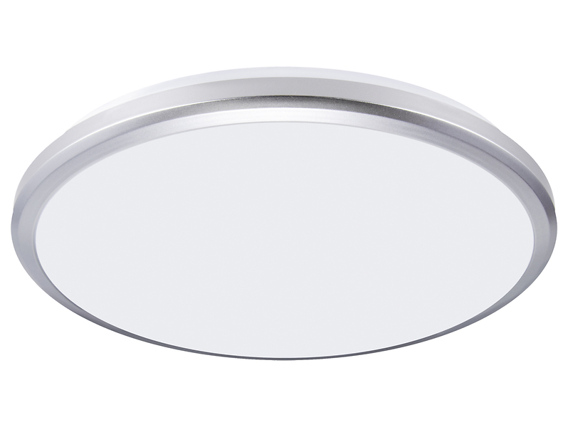 Lampa sufitowa zewnętrzna Planar LED z tworzywa sztucznego srebrna