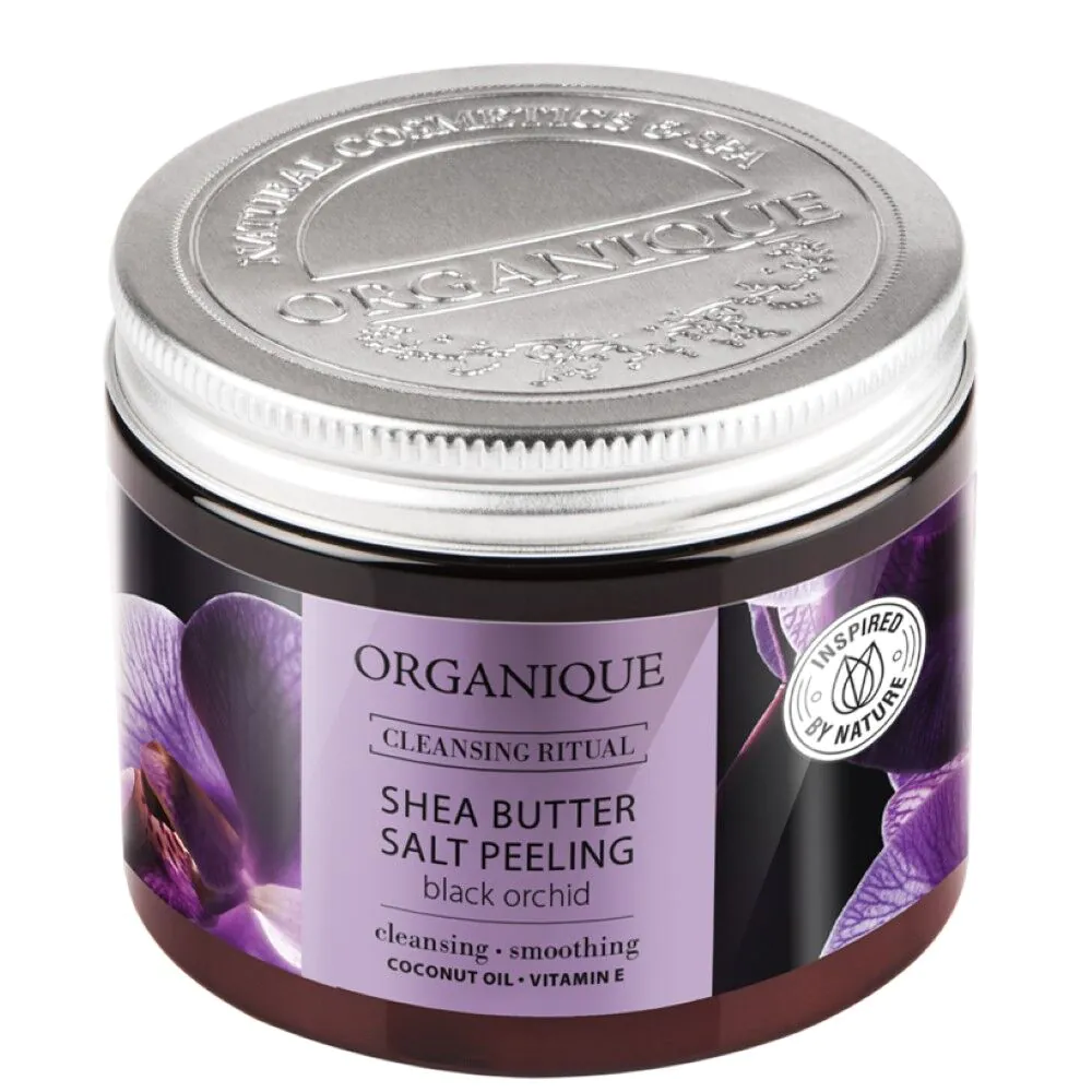 Organique Black Orchid Peeling solny do ciała z masłem shea 200 g
