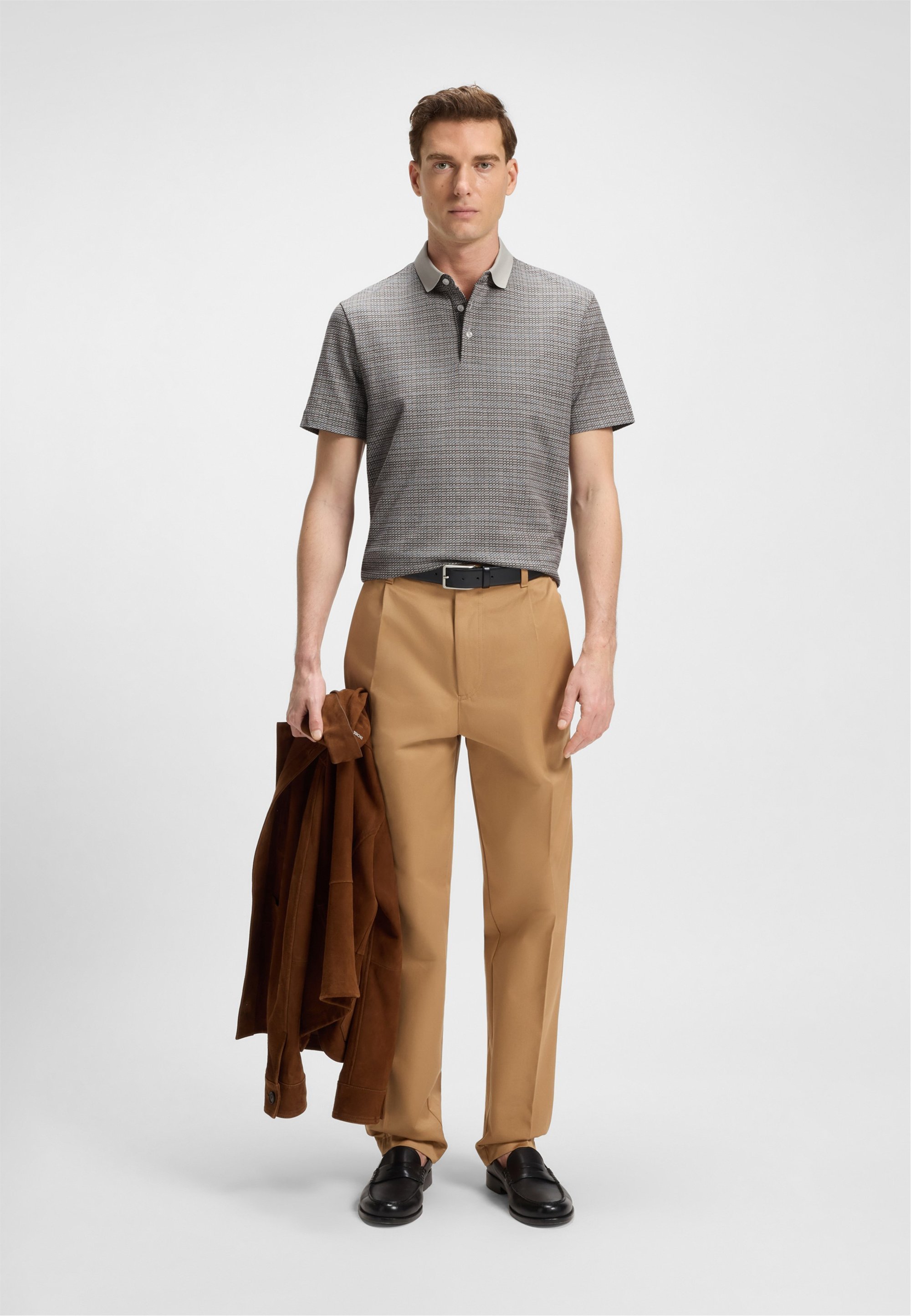 BOSS PARRIS - Polo - blanc ouvert