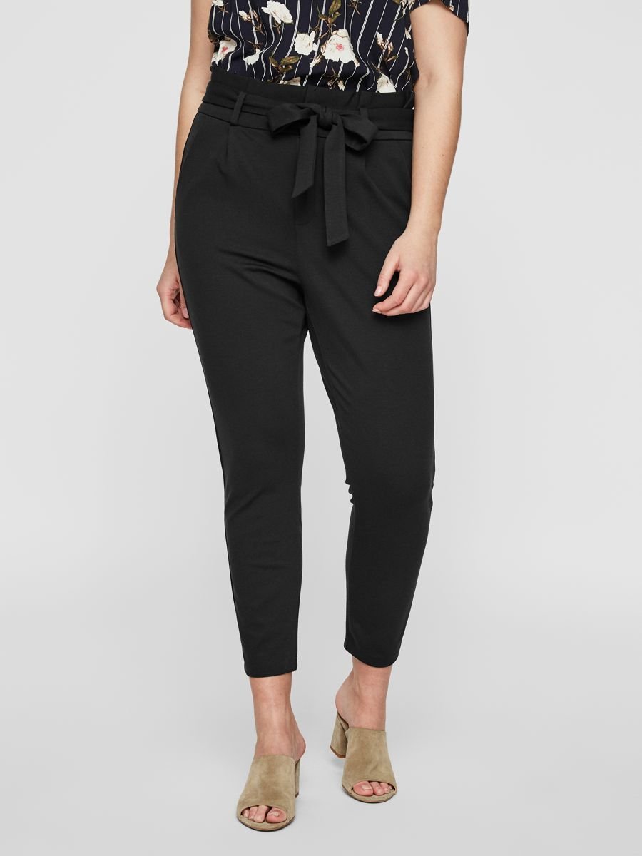 Vero Moda Curve Broek - zwart