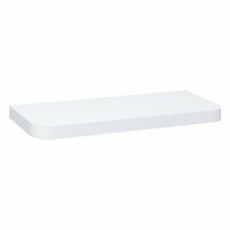 PÓŁKA ŚCIENNA Fixy o długości 60 cm ZAOKRĄGLONA biała
