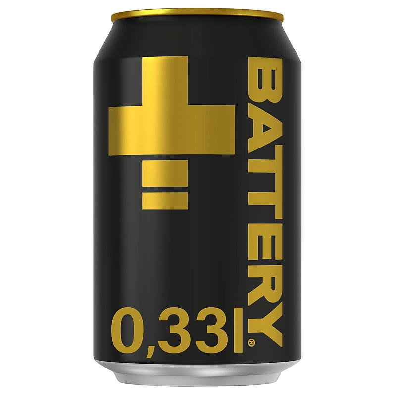 Batterij 0,33 l blik Energie