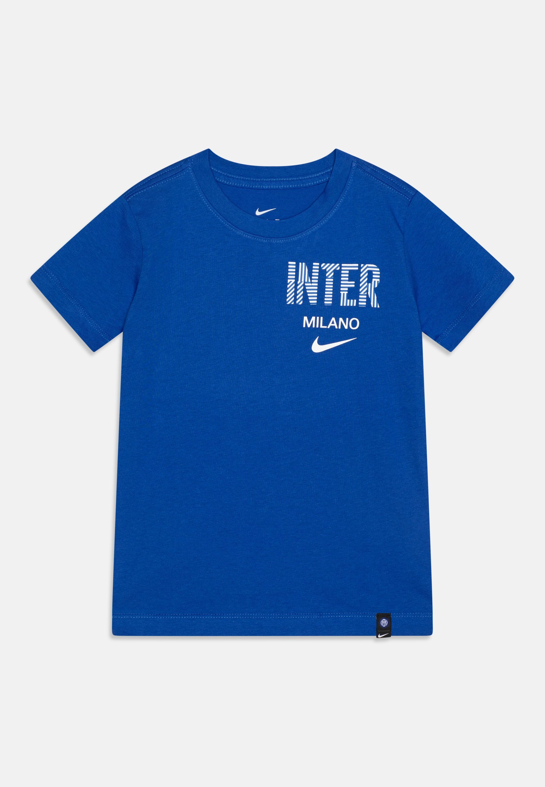 Nike Performance INTER MILAN STACKED TEE UNISEX - Printitud T-särk - valge