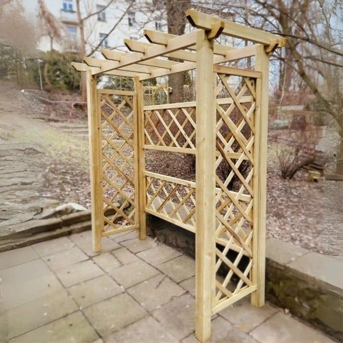 Cache poubelle Abri poubelles et bûches 2 panneaux h186 x 180 x 85 cm