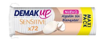 „Demak'Up Sensitive“ apvalūs nebalinti makiažo valymo diskeliai veidui 