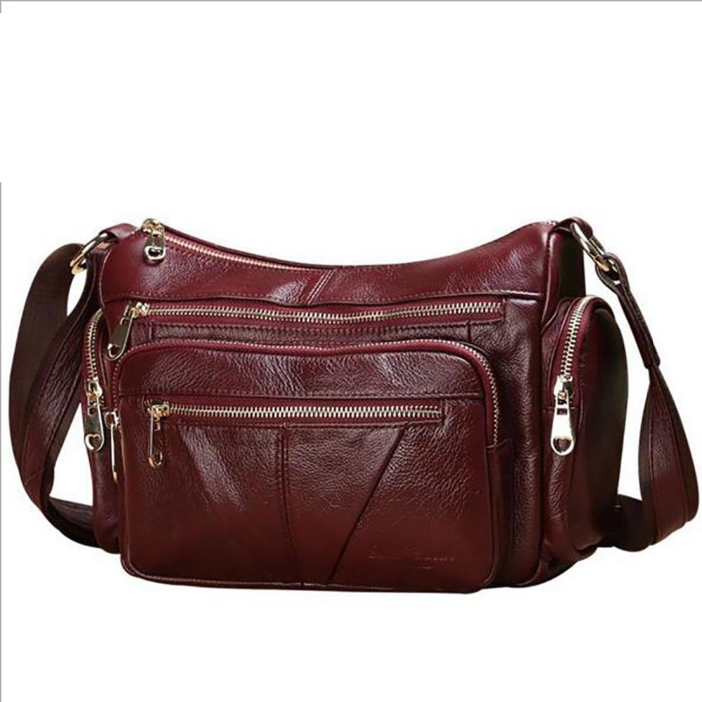 Sac bandoulière de luxe pour femme en cuir véritable, style créateur, en cuir de vachette pleine fleur, sac à main de marque célèbre, neuf