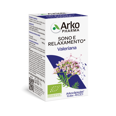 Arkocaps miego ir atsipalaidavimo papildas Valerijonas 45 kapsulės 45 kapsulės
