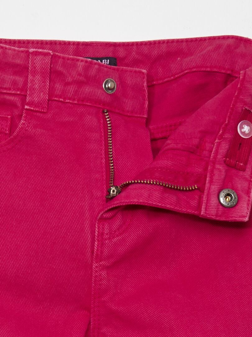 Pantalones vaqueros de talle alto y pierna ancha - ROSA