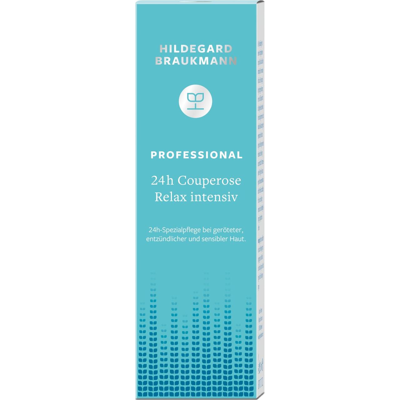 Crème de jour HILDEGARD BRAUKMANN Professional Plus 24H Couperose Relax Intensive - 50 ml