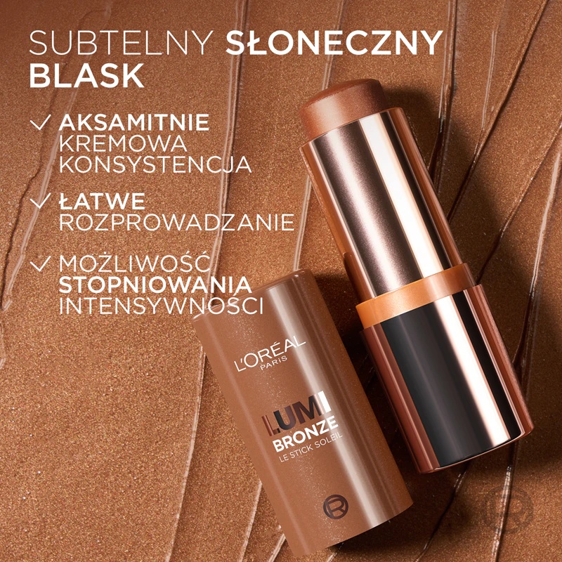 L'Oréal Paris Lumi Le Bronzer pudra bronzinė lazdelė