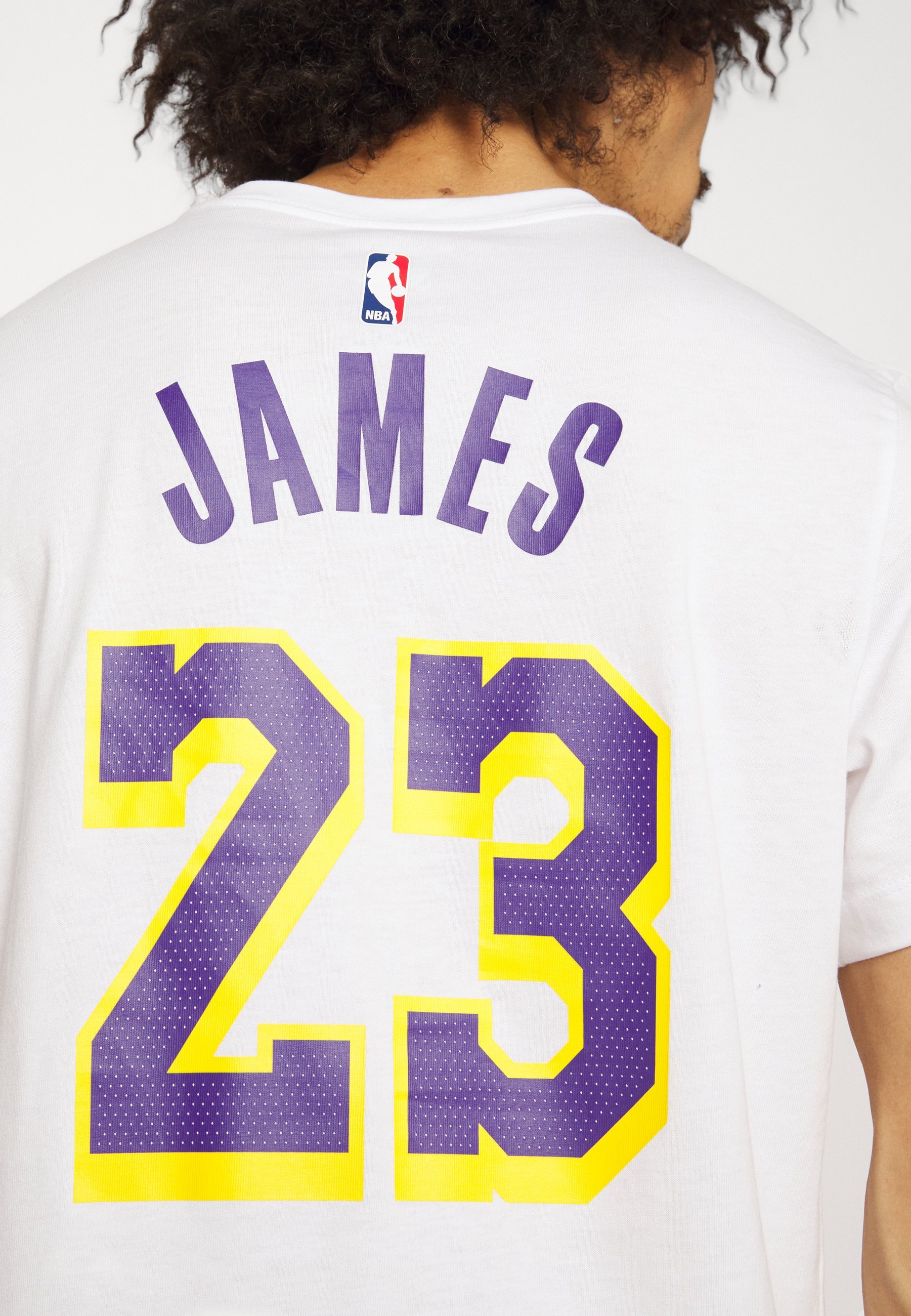 Koszulka Nike Performance NBA LOS ANGELES LAKERS LEBRON JAMES - Odzież klubowa - biała
