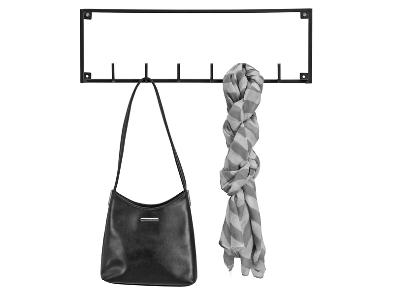 Wieszak ścienny  Dora 50 cm czarny