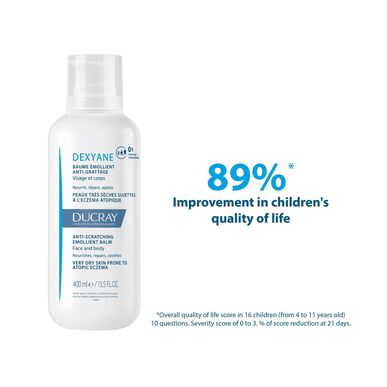 Bálsamo emoliente anti-rascado Ducray Dexyane para piel seca y eccema atópico 400 ml
