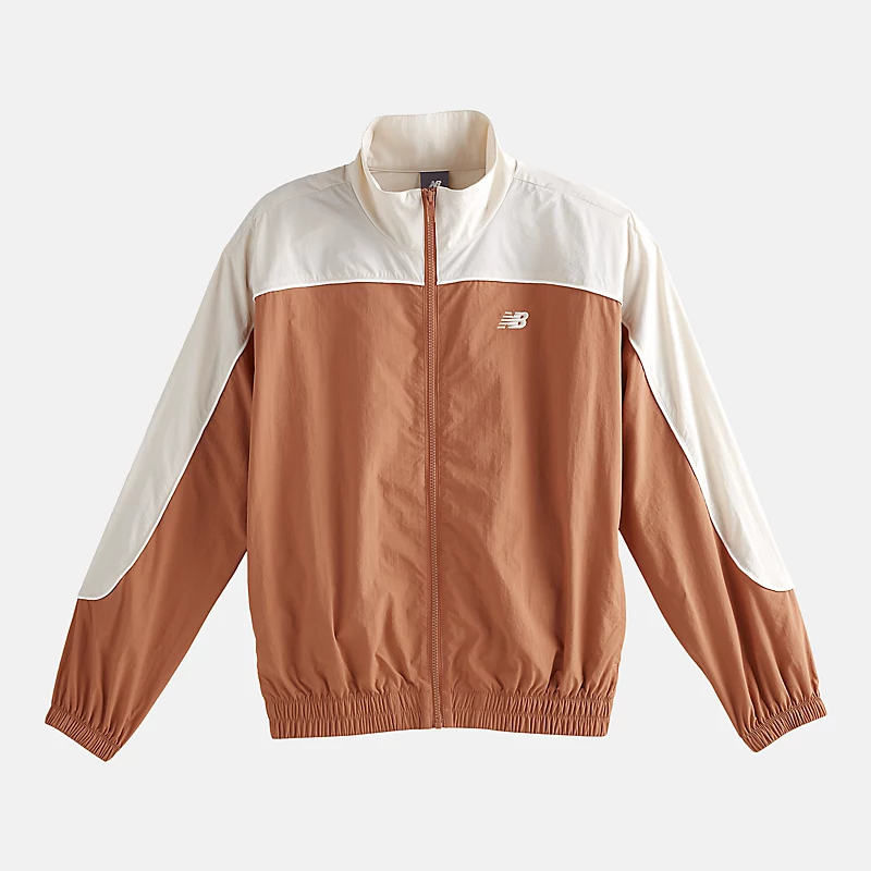 Femme Sportswear Greatest Hits geweven jas - WALNOOT