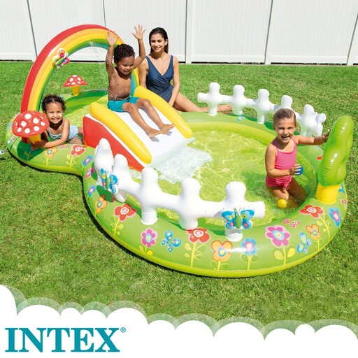  Vodni igralni center s toboganom Jardín Intex