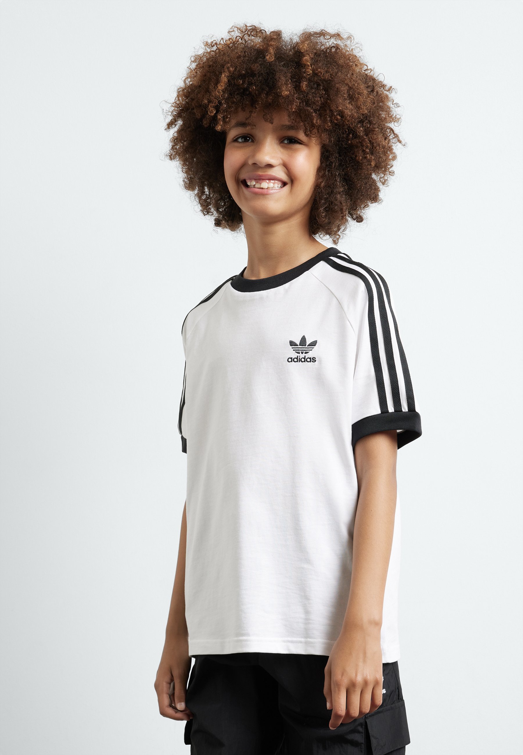 adidas Originals Unisex-T-Shirt mit Print – weiß