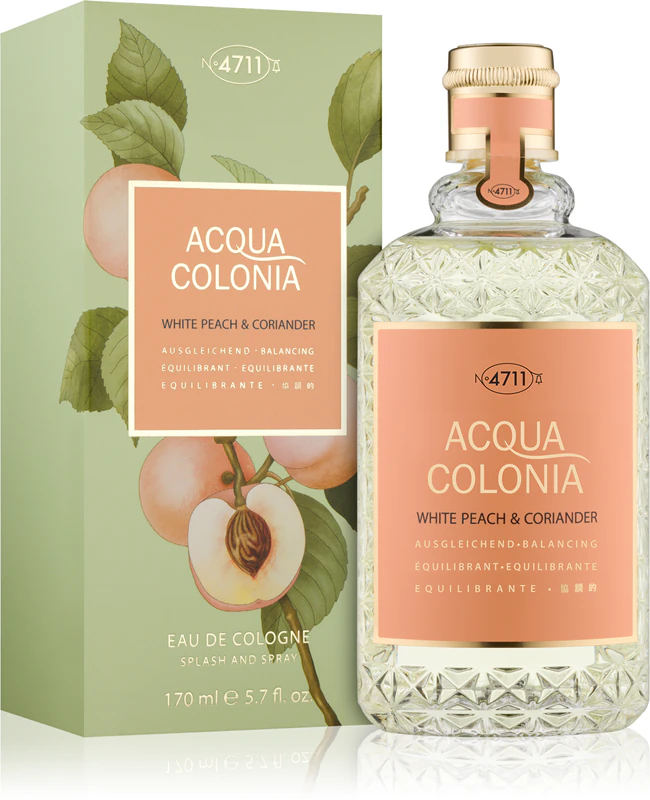 4711 Acqua Colonia Pêssego Branco e Coentro colônia unissex