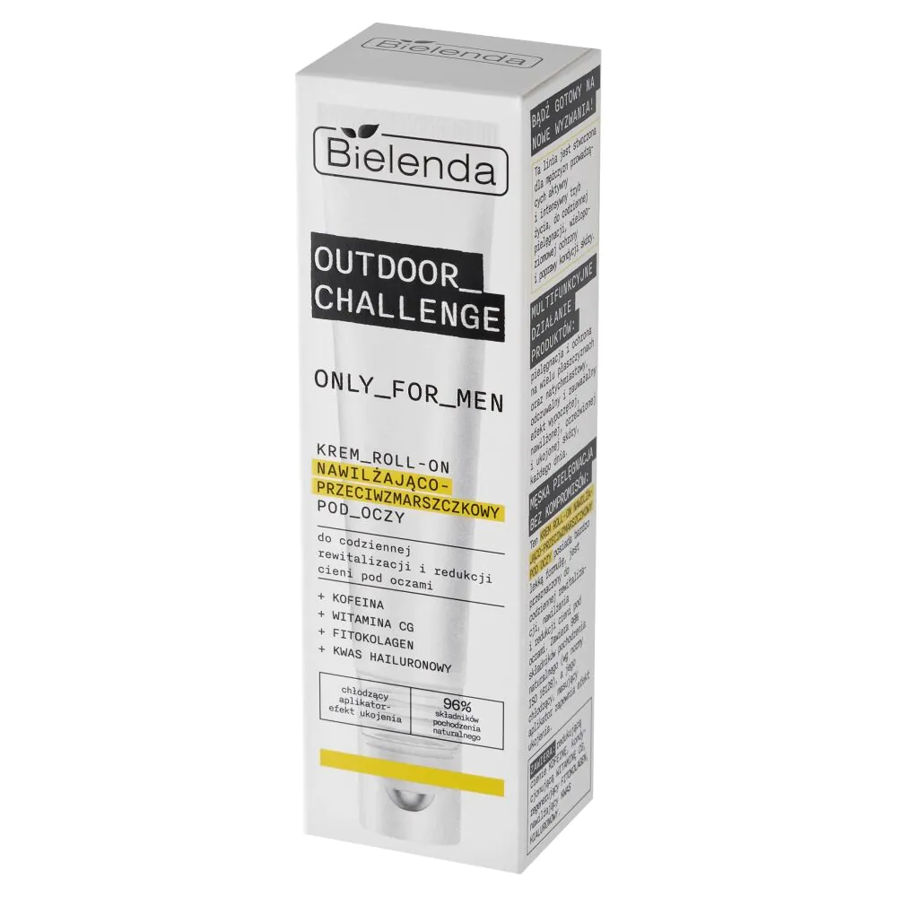 Bielenda Only For Men Outdoor Challenge Krem roll-on nawilżająco-przeciwzmarszczkowy pod oczy