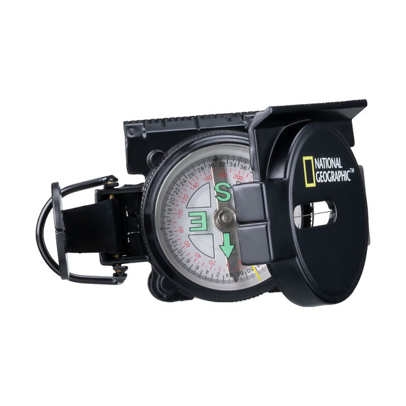 Opdagelsesrejsesæt med net, kompas, kikkert, forstørrelsesglas og rygsæk