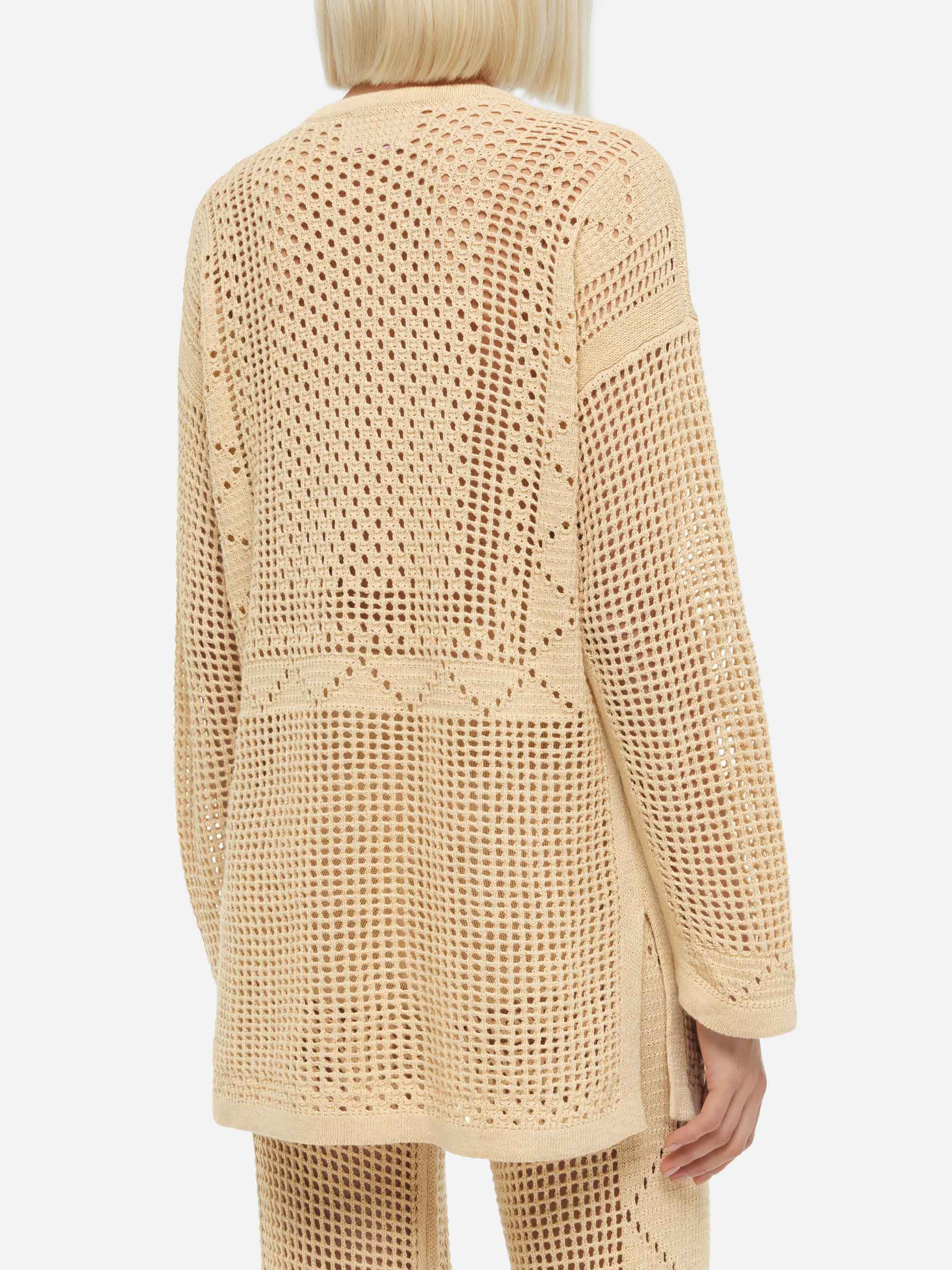 Alicia gehaakte mesh tuniek