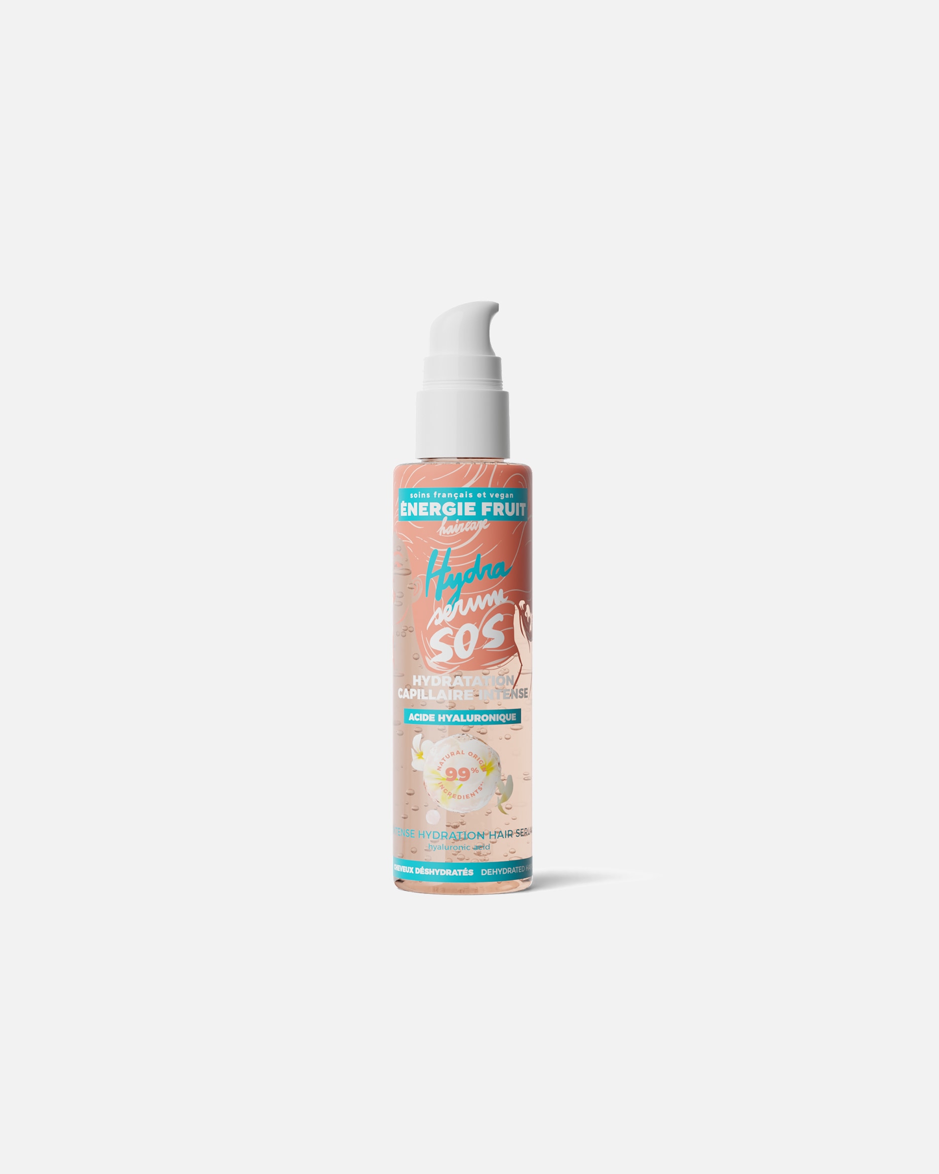 Energie Fruit serum capillaire sos hydratation intense - cheveux deshydrates - acide hyaluronique