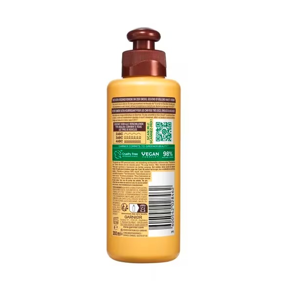 Garnier Ultra Doux nega las z avokadovim oljem in karitejevim maslom 200 ml