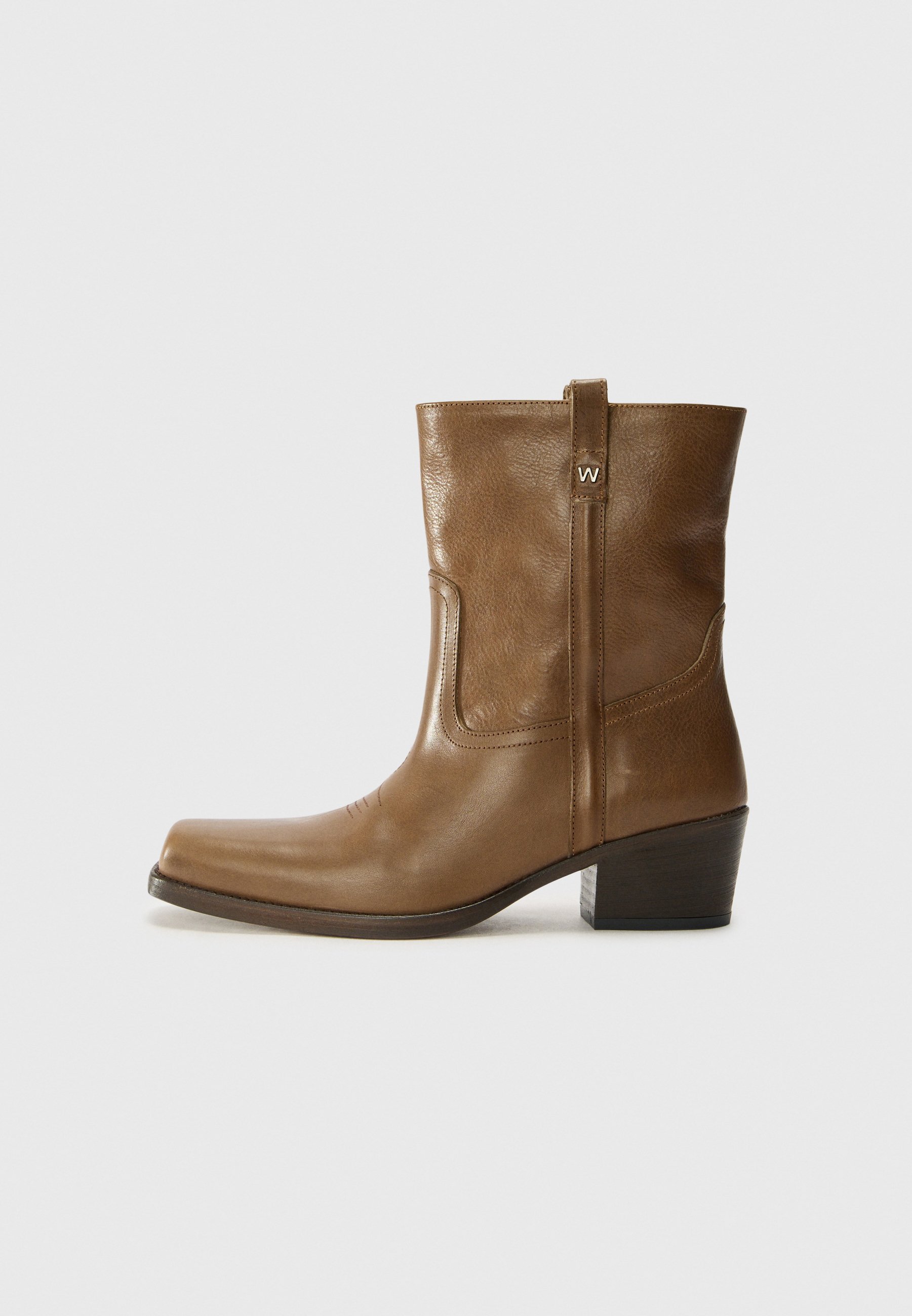 WEEKEND MaxMara RANCH - Stivaletto da cowboy/motociclista - fango