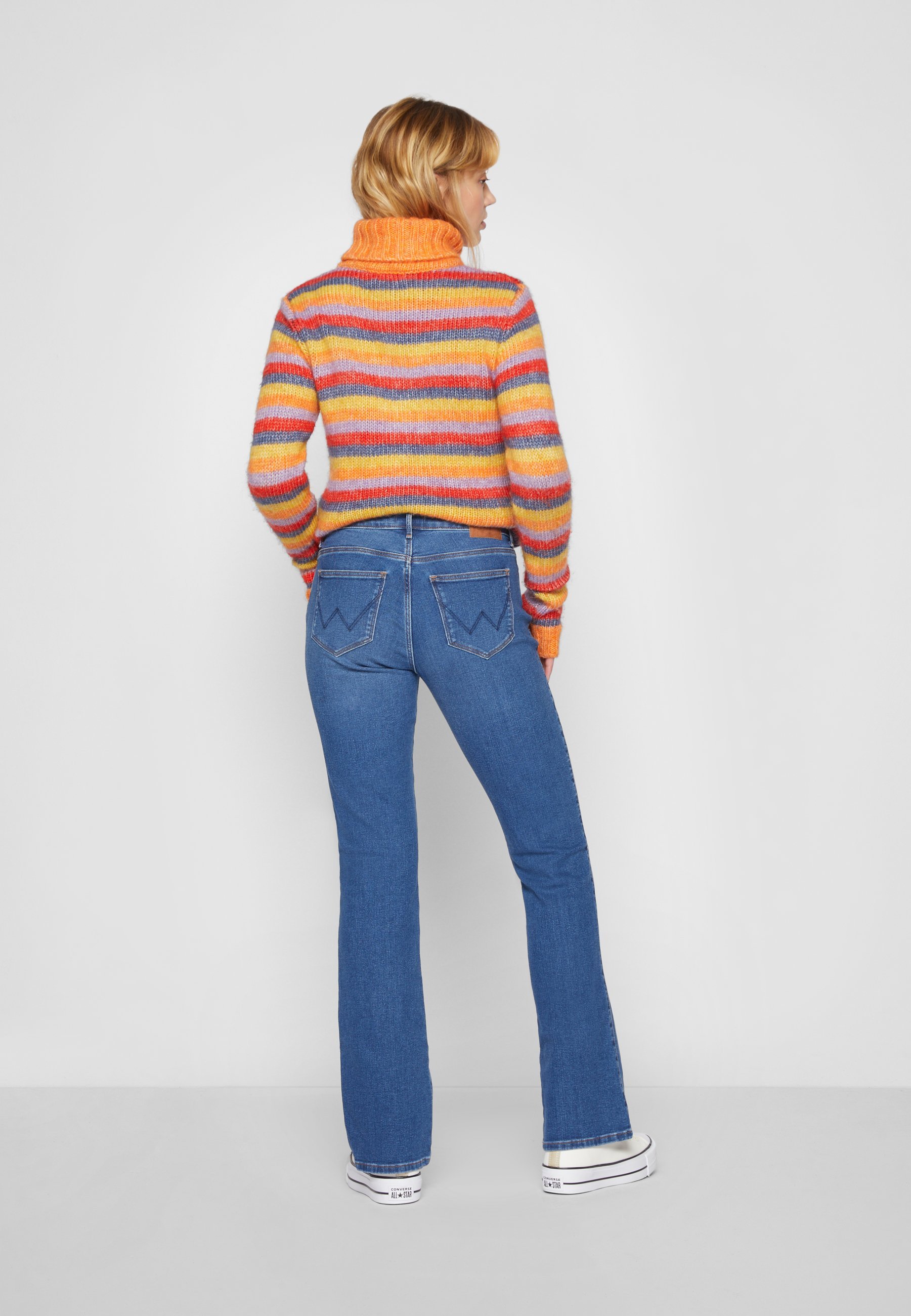 Wrangler BOOTCUT - Bootcut jeans - blauw
