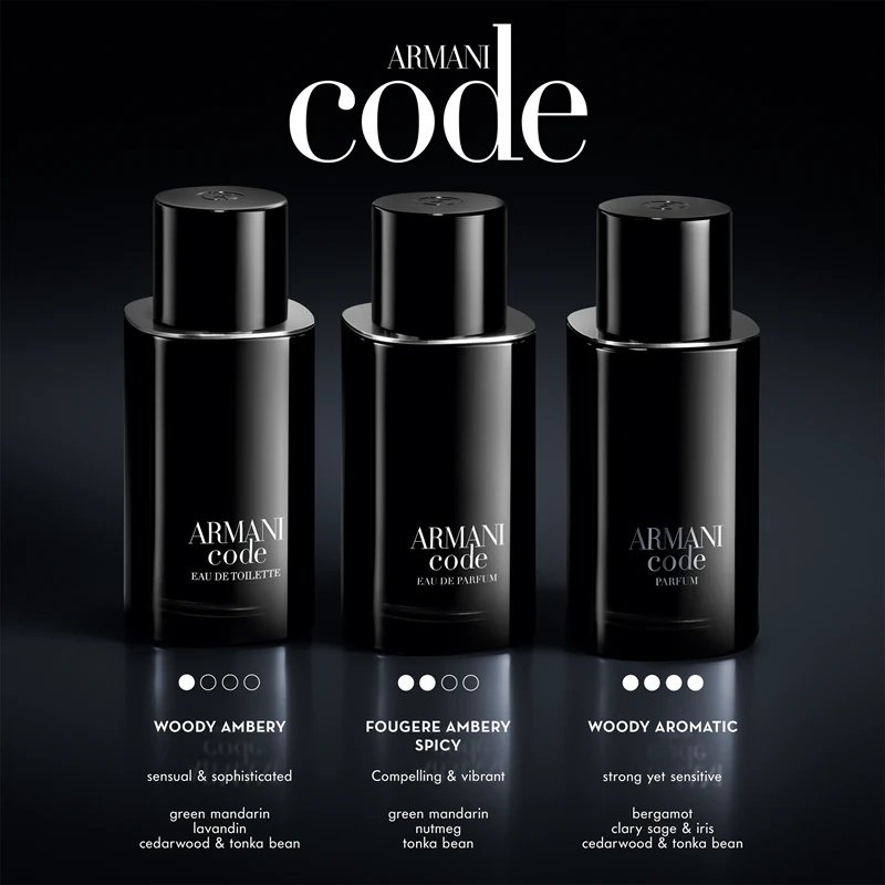 Armani Code parfuminis vanduo vyrams