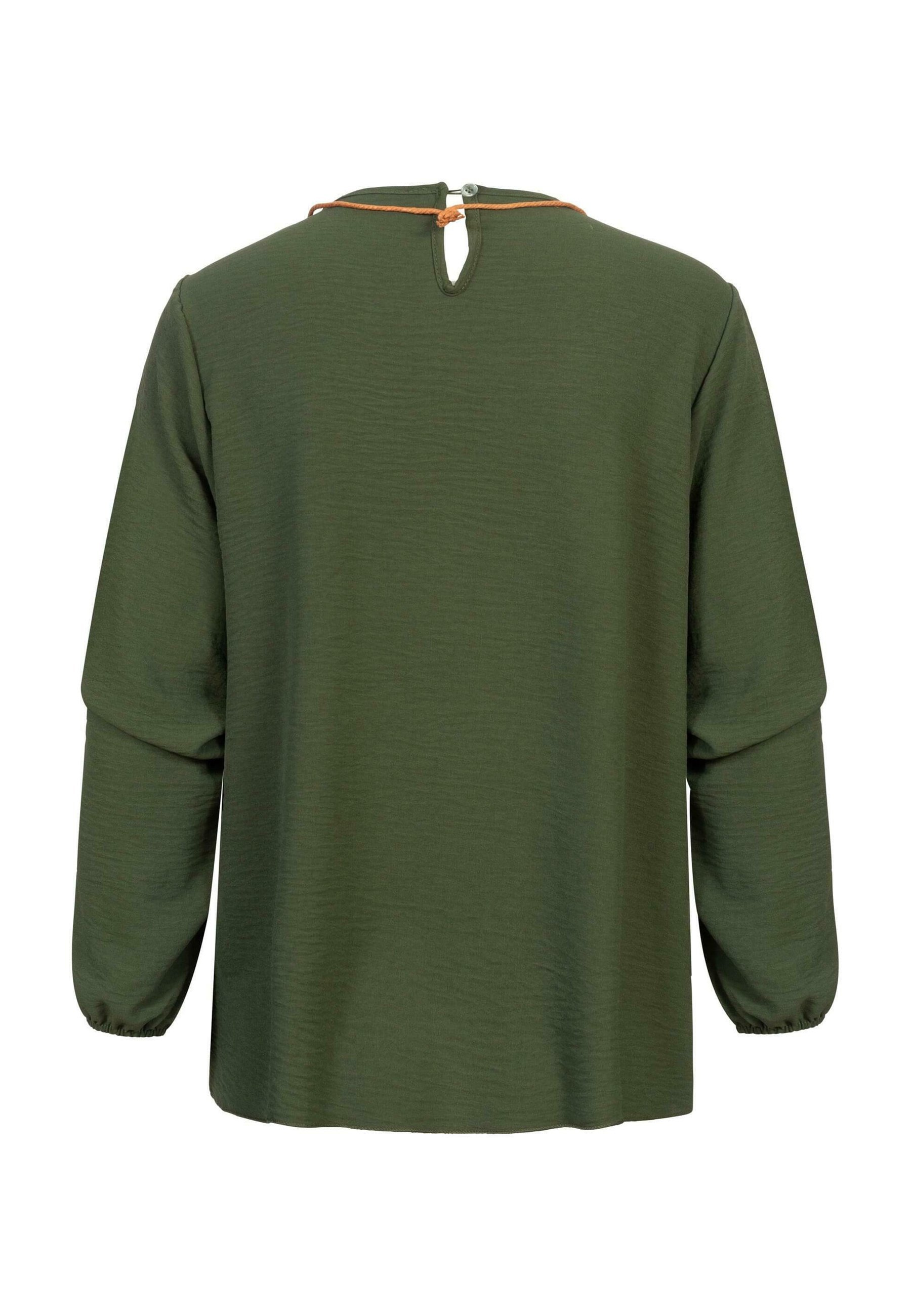Cloud 5ive Blouse met lange mouwen - olijfgroen