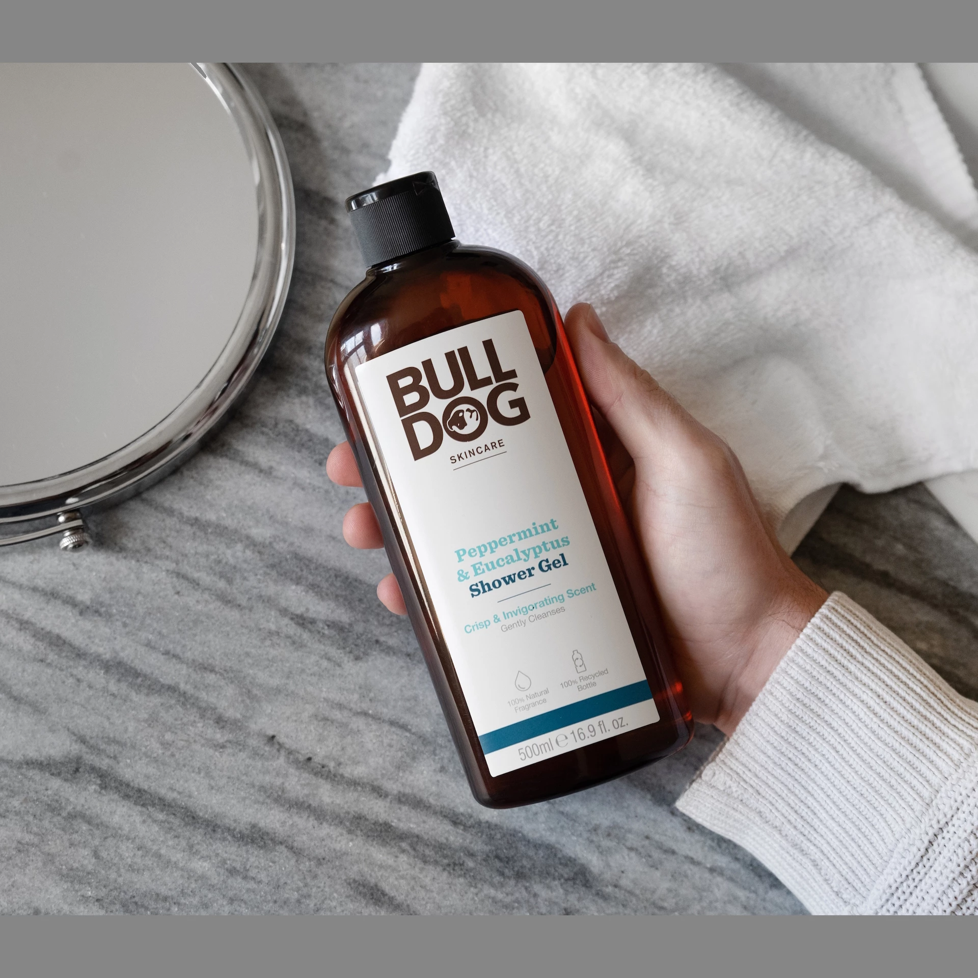Borsmenta és eukaliptusz tusfürdő 500 ml - Bulldog