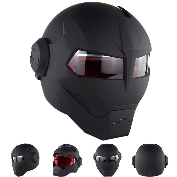 Casco integral abierto de motocross con visera abatible, ligero, para hombre y mujer. Casco integral para adultos, hombres y mujeres.