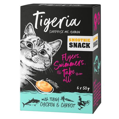 Tigeria Smoothie Snacks 6 x 50 g