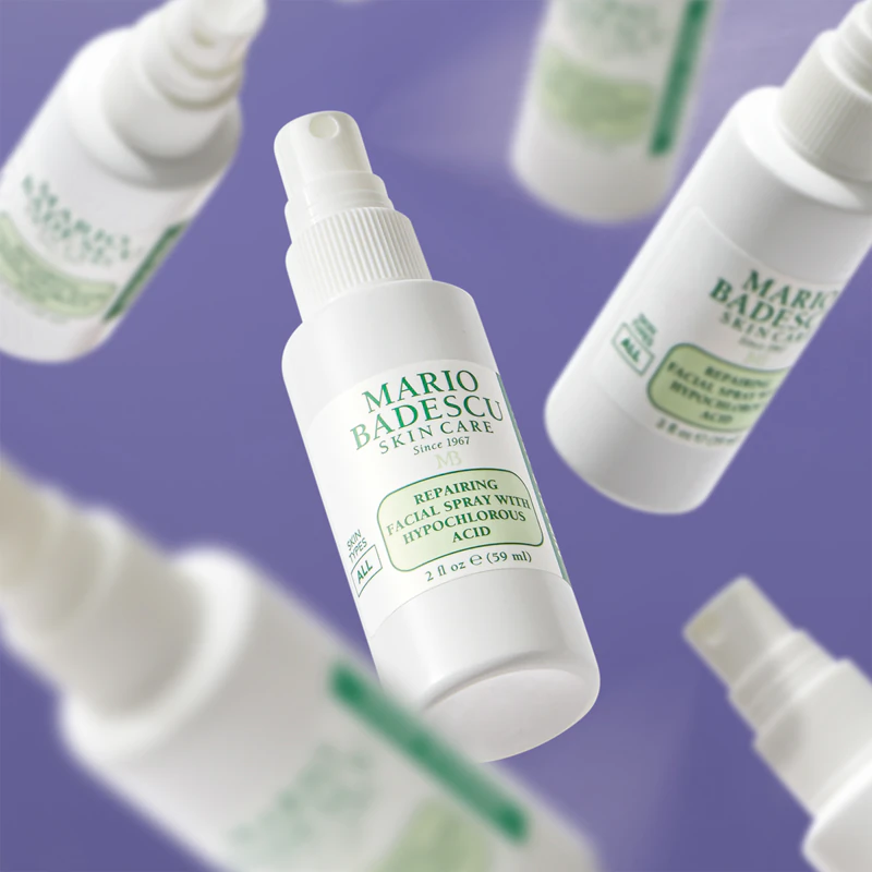 Mario Badescu herstellende gezichtsspray met hypochloorzuur