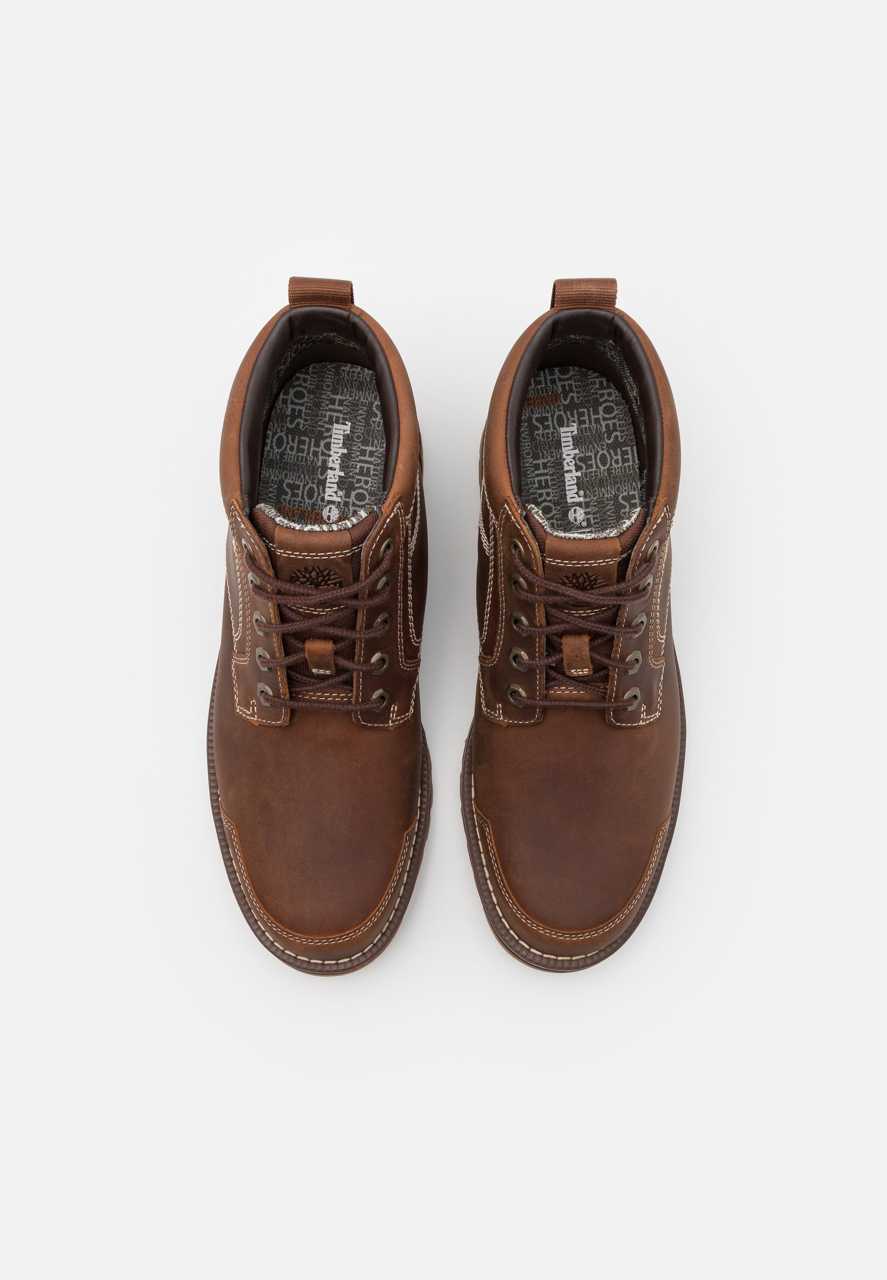 Timberland LARCHMONT CHUKKA - Ghete cu șireturi - ruginiu
